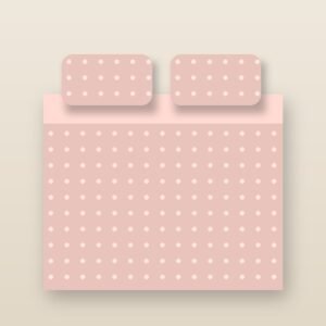 Kids Playtime Bedsheet - Blush