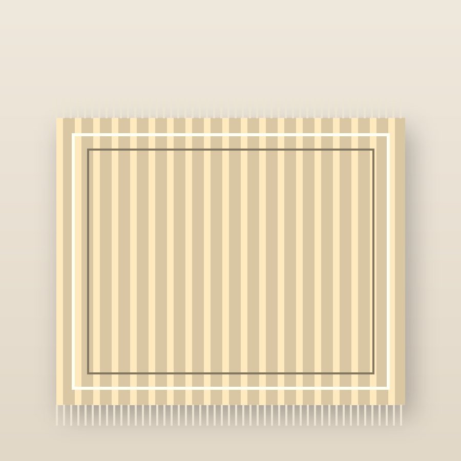 Shaggy Soft Living Room Rug - Sand