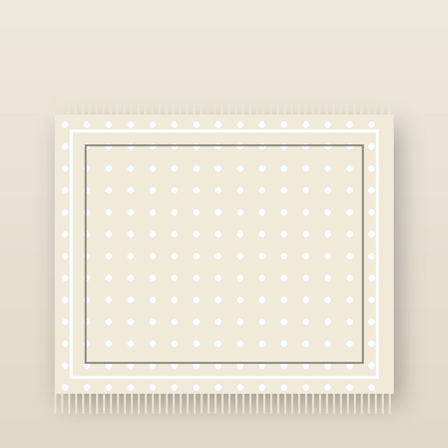 Kilim Style Rug - Ivory